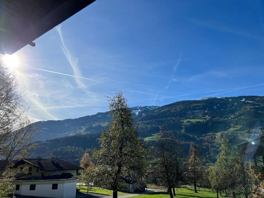 Ferienwohnung Gamsbock Panorama View Balkon, Gartensauna, Garten, Grillplatz Stumm Eksteriør billede