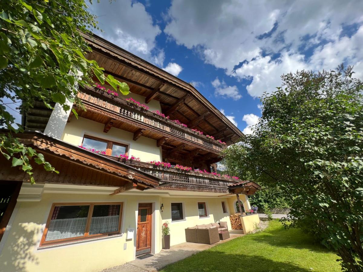 Ferienwohnung Gamsbock Panorama View Balkon, Gartensauna, Garten, Grillplatz Stumm Eksteriør billede