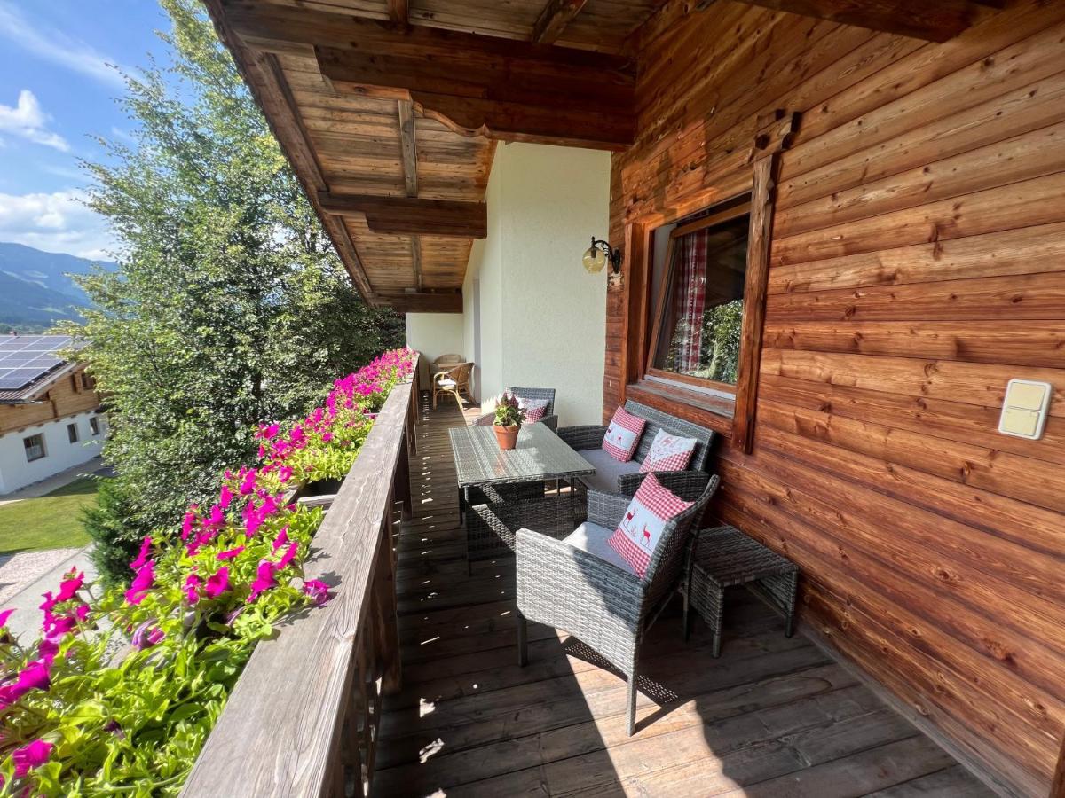 Ferienwohnung Gamsbock Panorama View Balkon, Gartensauna, Garten, Grillplatz Stumm Eksteriør billede
